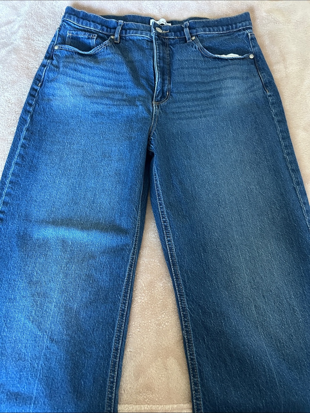 LOFT Blue Denim Jeans with Classic Stitching